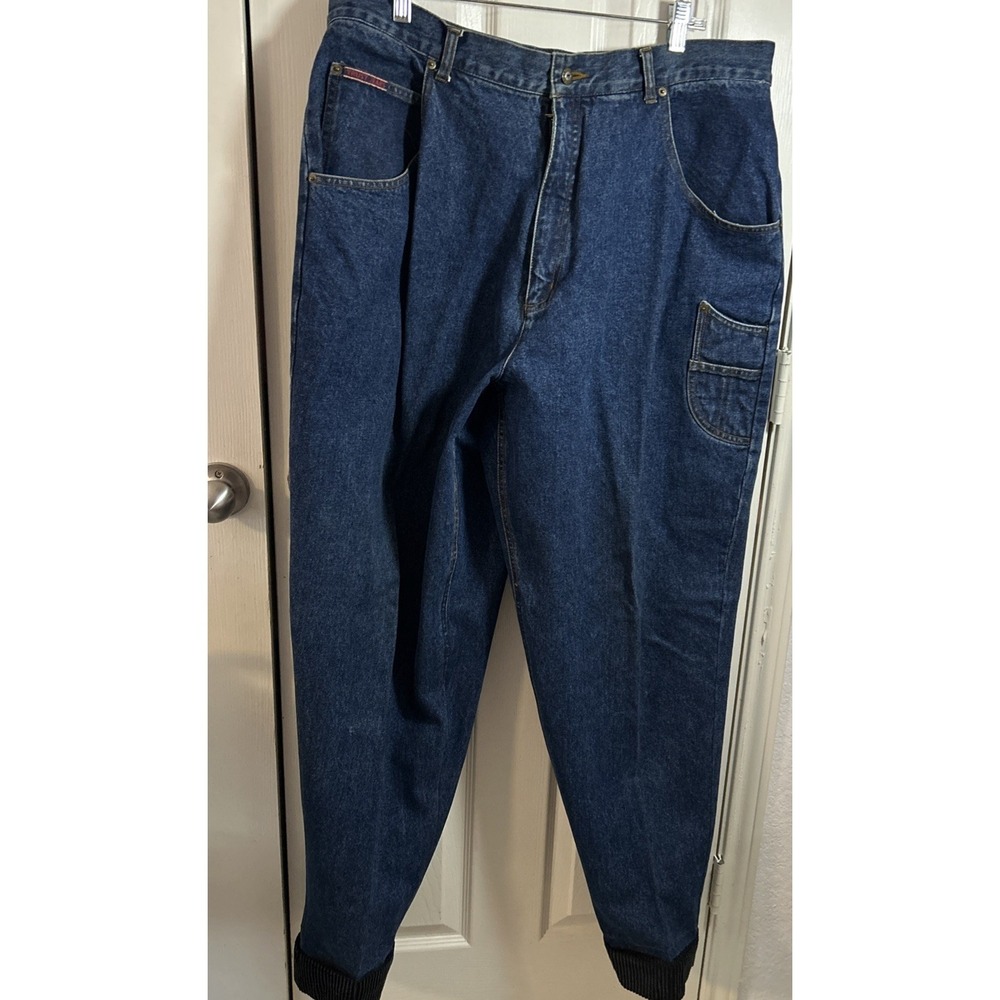 Vintage Trust by Monobaik Mens Denim Jacket And Jeans 42" Set Size XXL 2 piece - Picture 7 of 14